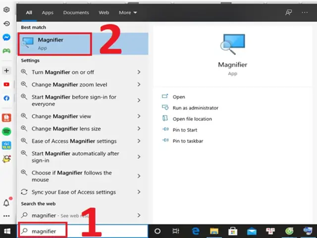 Cách Điều Chỉnh Màn Hình Facebook Trên Máy Tính Bằng Magnifier Cách Điều Chỉnh Màn Hình Facebook Trên Máy Tính Bằng Magnifier