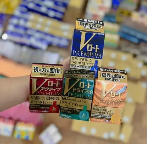 Thuốc Nhỏ Mắt V Rohto Premium Thuốc Nhỏ Mắt V Rohto Premium