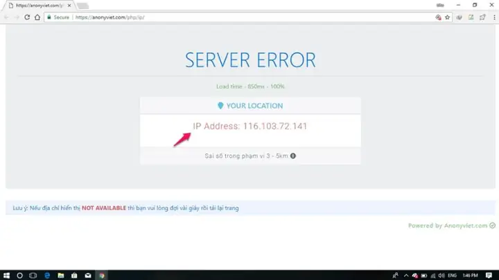 Gửi Địa Chỉ Trang Web