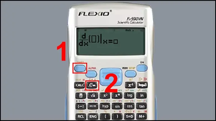 Cách Bấm Máy Tính Đạo Hàm