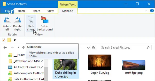 Chạy Slideshow Ảnh Trong Windows 10 Chạy Slideshow Ảnh Trong Windows 10