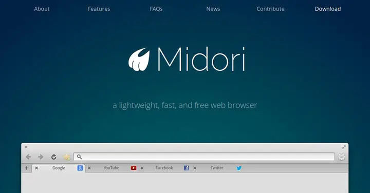 Trình Duyệt Midori Trình Duyệt Midori
