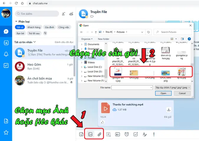 Chuyển File Trên Máy Tính