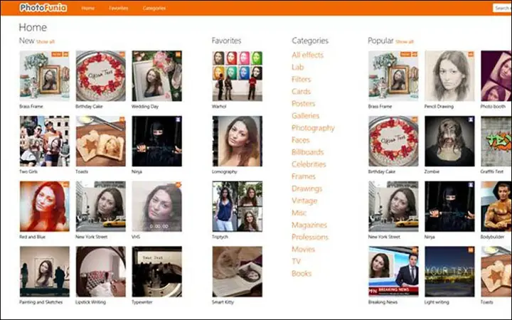 10. Photofunia 10. Photofunia
