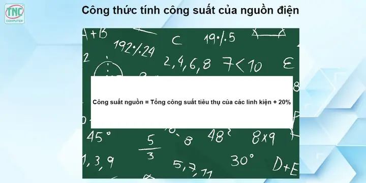 Tính Công Suất Nguồn Pc Theo Từng Linh Kiện