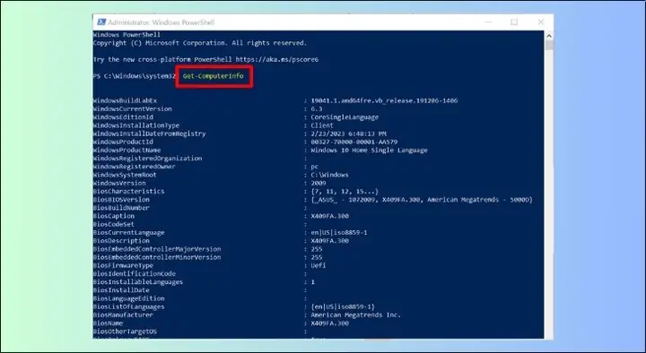Kiểm Tra Thông Số Phần Cứng Máy Tính Bằng Powershell