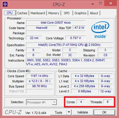 Cách Xem Cấu Hình Máy Tính Bằng Phần Mềm Cpu-z