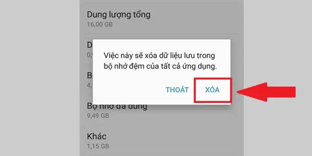 Xóa Bộ Nhớ Đệm Trên Điện Thoại Xóa Bộ Nhớ Đệm Trên Điện Thoại