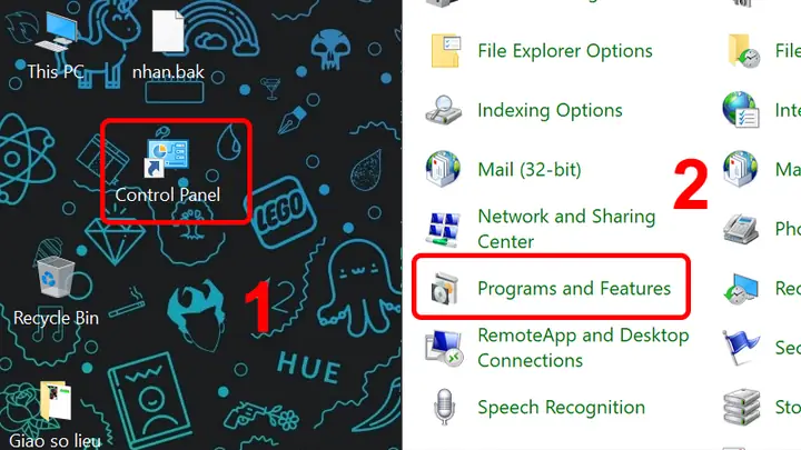 Gỡ Cài Đặt Bản Cập Nhật Windows 10 Bằng Control Panel