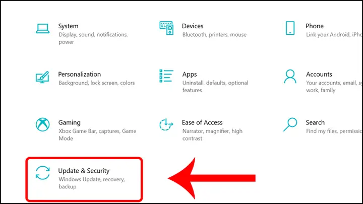 Gỡ Bỏ Cài Đặt Cập Nhật Windows 10 Thông Qua Windows Settings
