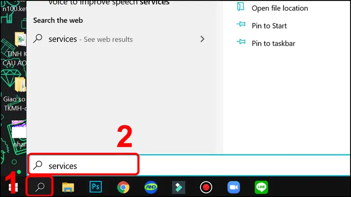 Dừng Windows Update Service