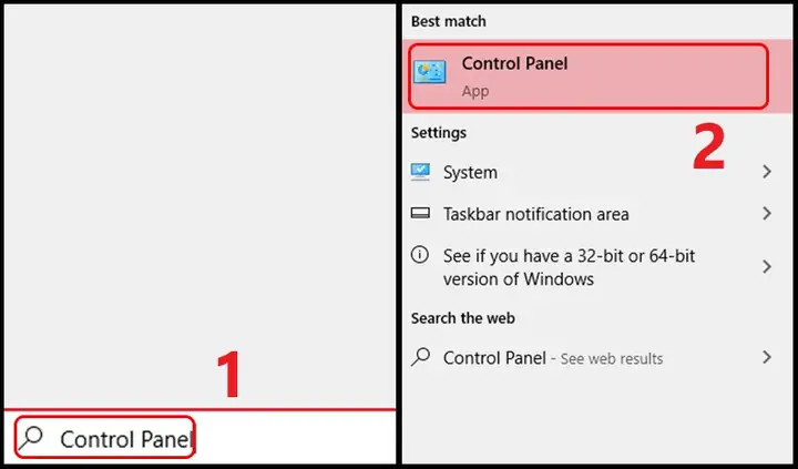 Sử Dụng Control Panel Sử Dụng Control Panel