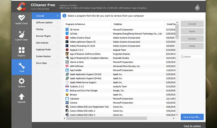 Sử Dụng Phần Mềm Ccleaner Sử Dụng Phần Mềm Ccleaner