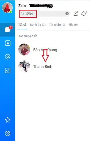 Cách Bỏ Ẩn Trò Chuyện Trên Zalo Máy Tính