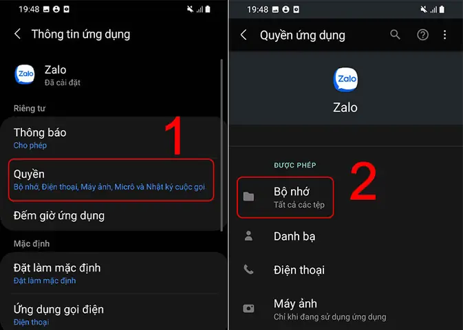Cấp Quyền Truy Cập Ảnh Trên Ứng Dụng Zalo Của Bạn