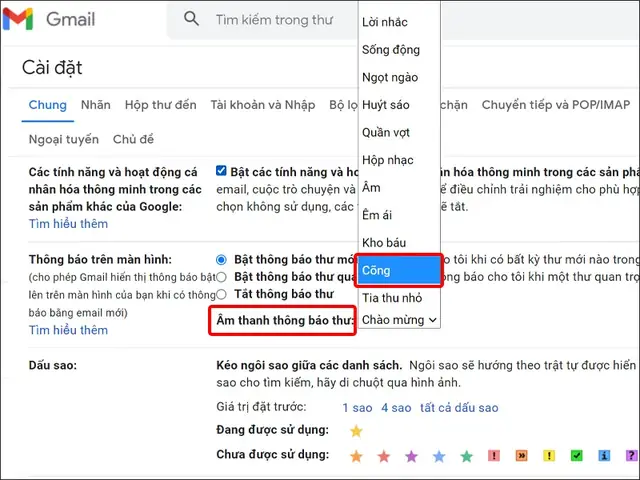 Cách Bật Thông Báo Gmail Trên Desktop Máy Tính