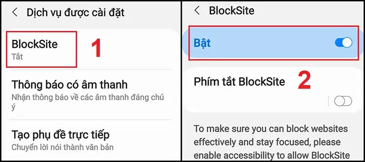 - Sử Dụng Ứng Dụng Blocksite