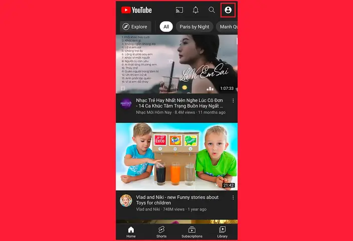 Cách Đăng Nhập Youtube Trên Điện Thoại