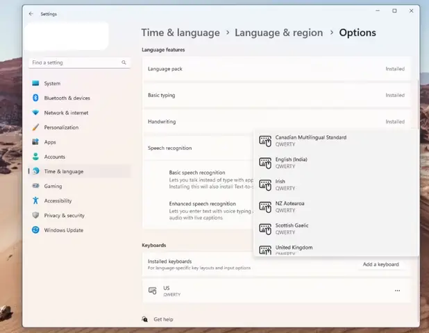 Cách Thay Đổi Hoặc Điều Chỉnh Bố Cục Bàn Phím Trong Windows 11