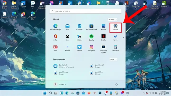 Cách 1: Cài Đặt Lại Windows Bằng Cách Reset Máy Trong Mục Settings