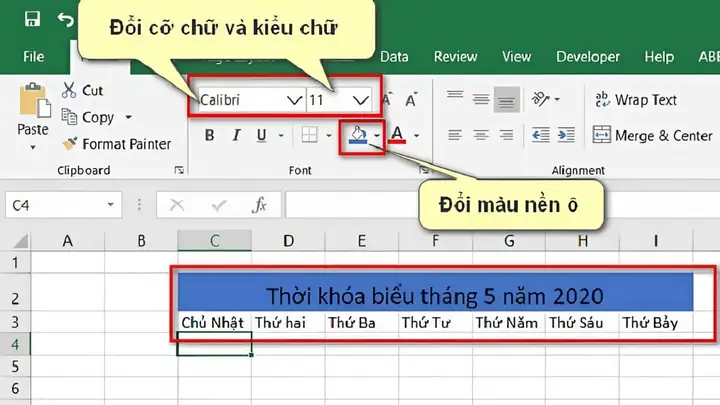 Thiết Lập Khuôn Mẫu Cho Thời Khóa Biểu