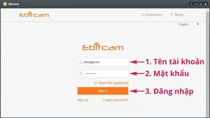 Phần Mềm Xem Camera Trên Máy Tính Ebitcam