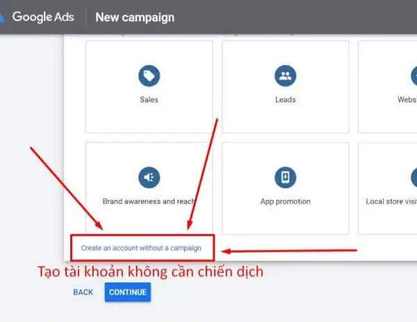 Tạo Tài Khoản Google Ads