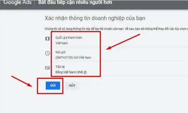 Tạo Tài Khoản Google Ads