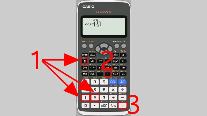 Cách Bấm Máy Tính Tính Cos