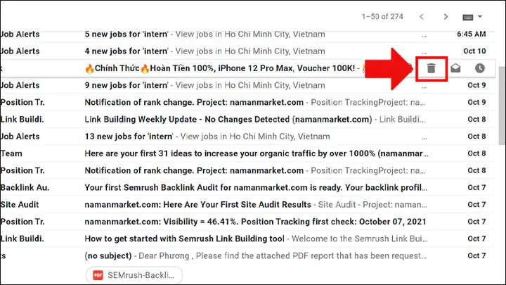 Có Cách Nào Xóa Email Luôn Không?