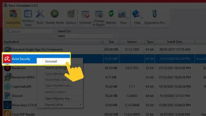 Phương Pháp 2: Sử Dụng Công Cụ Gỡ Bỏ Của Avira (avira Uninstall Tool)