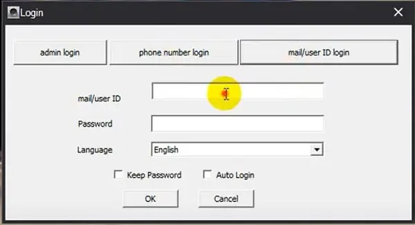 Cách 3: Cách Cài Đặt Camera Yoosee Trên Máy Tính Bằng Email/id User Login