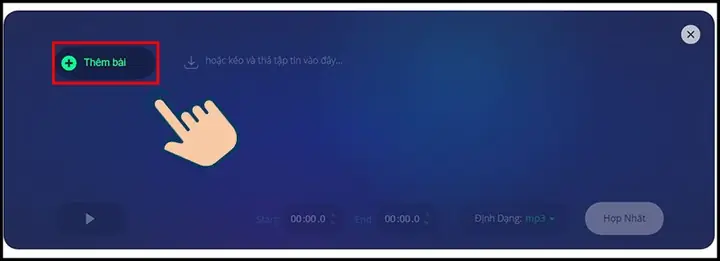 Cắt Nhạc Trực Tuyến Bằng Online Joiner