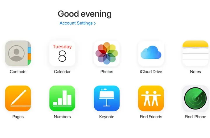 Đăng Nhập Mail Icloud Trên Trình Duyệt Web