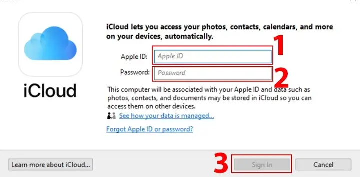 Tải Xuống Và Cài Đặt Icloud Trên Máy Tính Windows