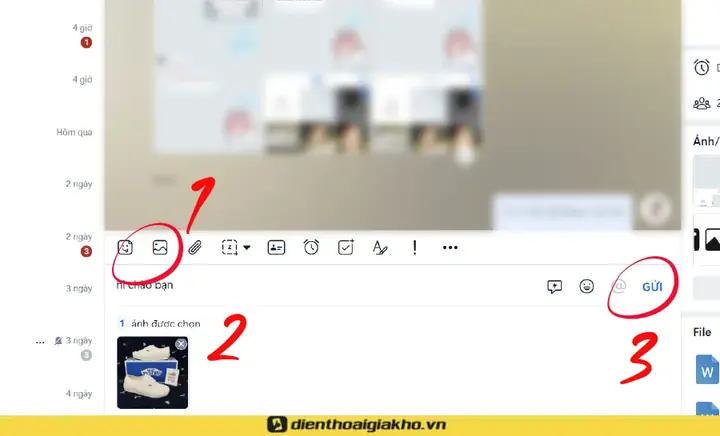 Cách Gửi Tin Nhắn Kèm Hình Ảnh Hd Qua Zalo Trên Máy Tính