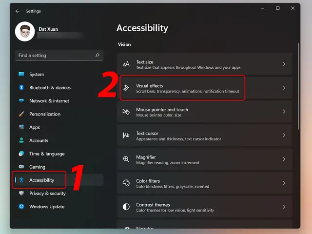 Cách Bật Hiệu Ứng Chuyển Động Trên Máy Tính Windows 11
