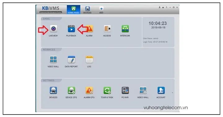 Cách 2: Xem Camera Qua Tên Miền