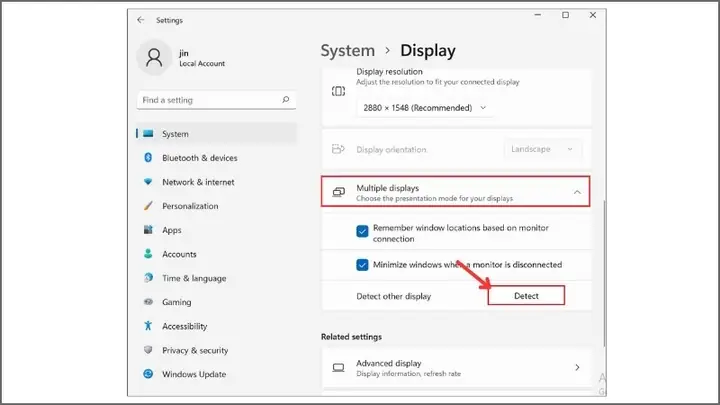 Cách Kết Nối 2 Màn Hình Máy Tính Windows 11