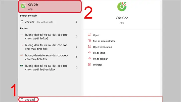 - Tại Sao Không Thấy Xuất Hiện Cốc Cốc Ở Màn Hình Desktop?
