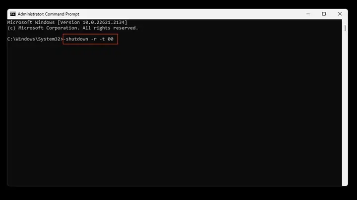 Khởi Động Lại Máy Tính Bằng Command Prompt Khởi Động Lại Máy Tính Bằng Command Prompt