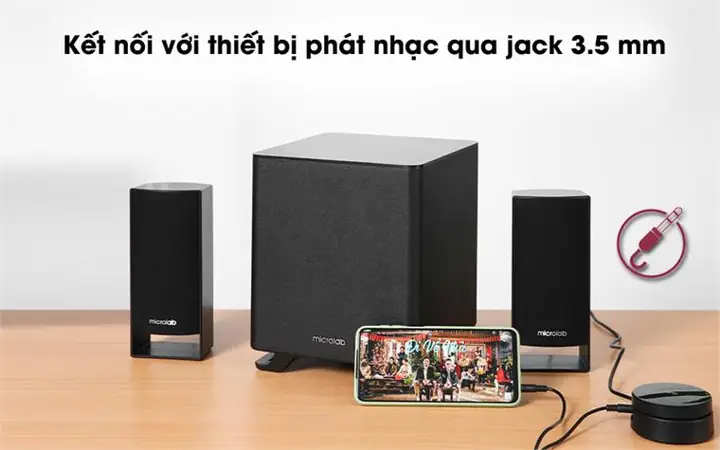 Giới Thiệu:loa Máy Tính Bluetooth Microlab M600bt/2.1 (màu Đen)