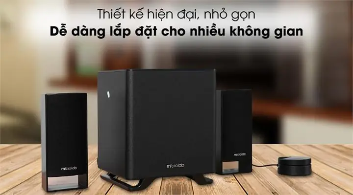 Giới Thiệu:loa Máy Tính Bluetooth Microlab M600bt/2.1 (màu Đen)