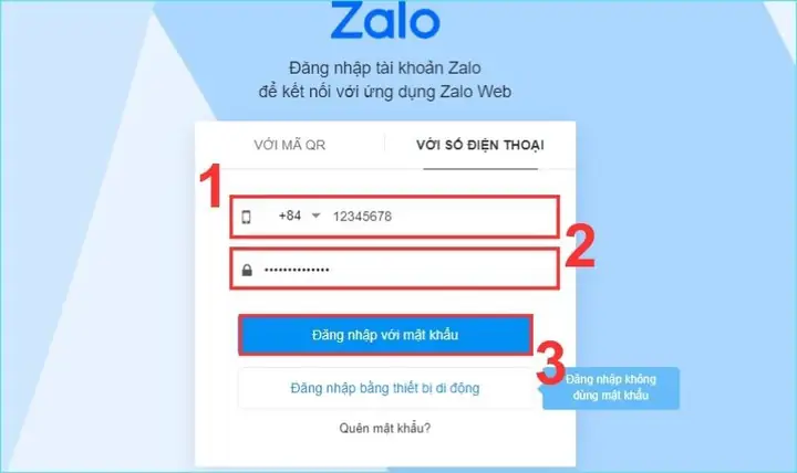 Đổi Qua Sử Dụng Zalo Web