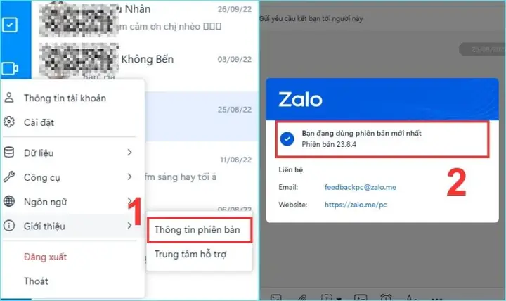 Cập Nhật Phiên Bản Zalo Pc Mới Nhất Cho Máy Tính