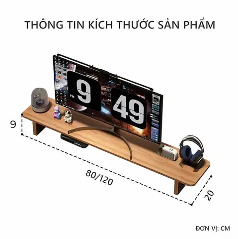 Thông Số Kỹ Thuật Kệ Máy Tính - Ga28