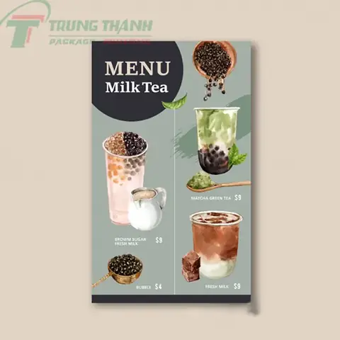 Cung Cấp Mẫu Menu Đơn Giản File Word