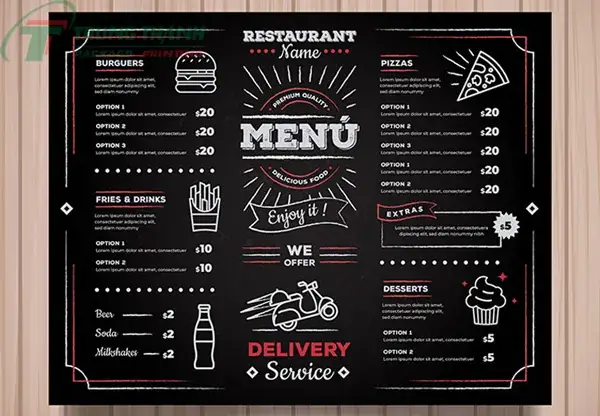 Menu Quyết Định Doanh Thu Thông Qua Tâm Lý Học Giá