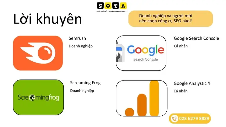 Lời Khuyên: Doanh Nghiệp Và Người Mới Nên Chọn Công Cụ Seo Nào? Lời Khuyên: Doanh Nghiệp Và Người Mới Nên Chọn Công Cụ Seo Nào?