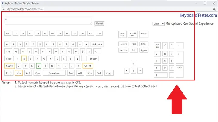 Trang Web Keyboardtester